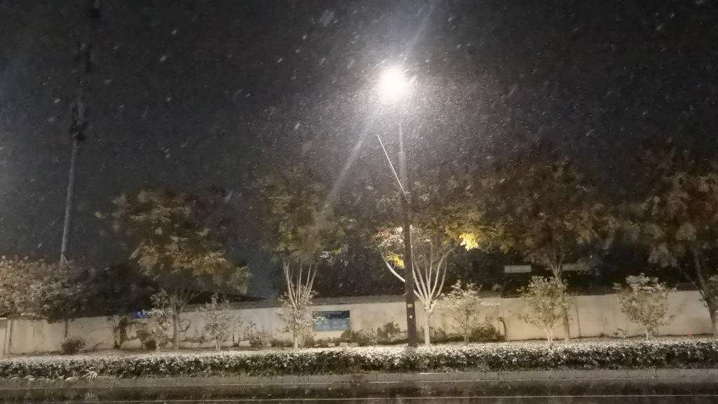 2023南京的第一场雪!