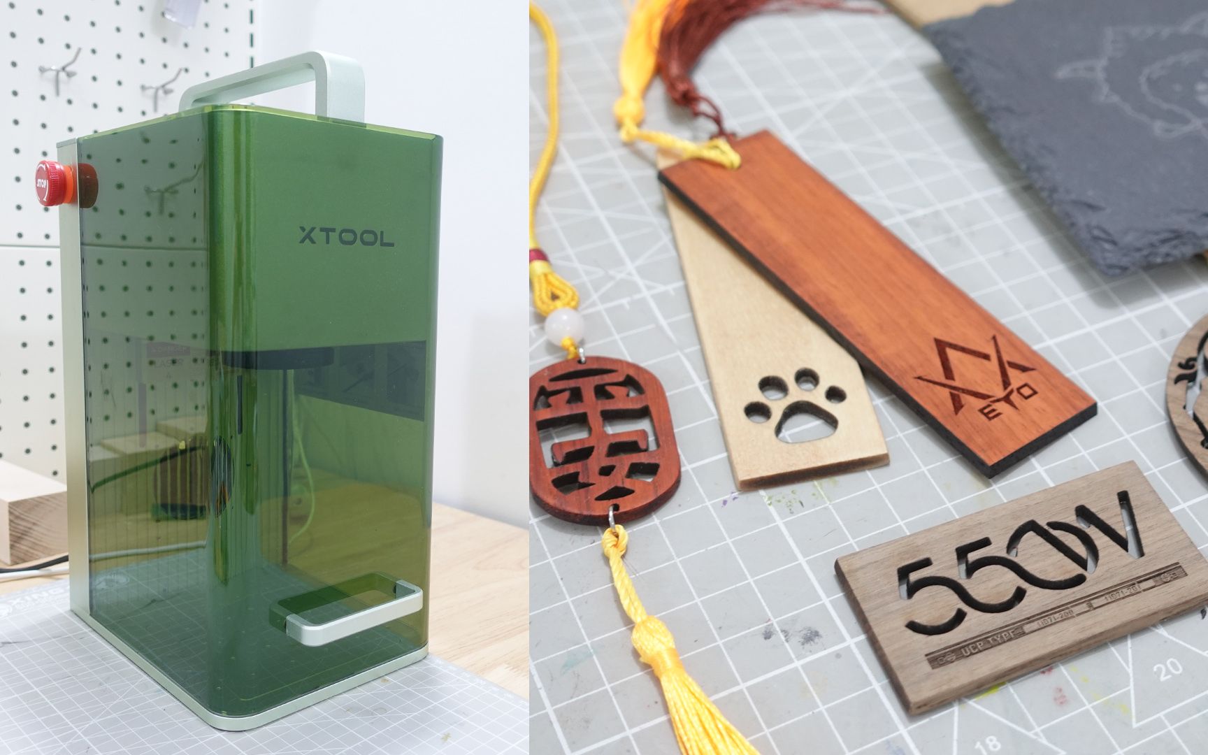 用"激光雕刻机"做了一些小玩意,从未体会过做手工能这么快,这么方便!