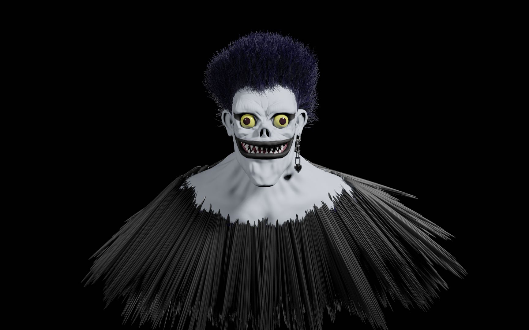 死亡笔记琉克3d建模