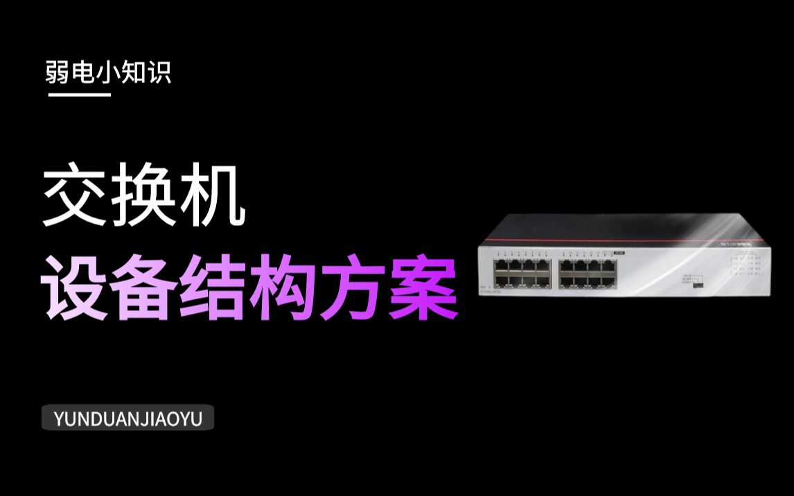 【弱电智能化小知识点】交换机设备结构方案重点哔哩哔哩bilibili