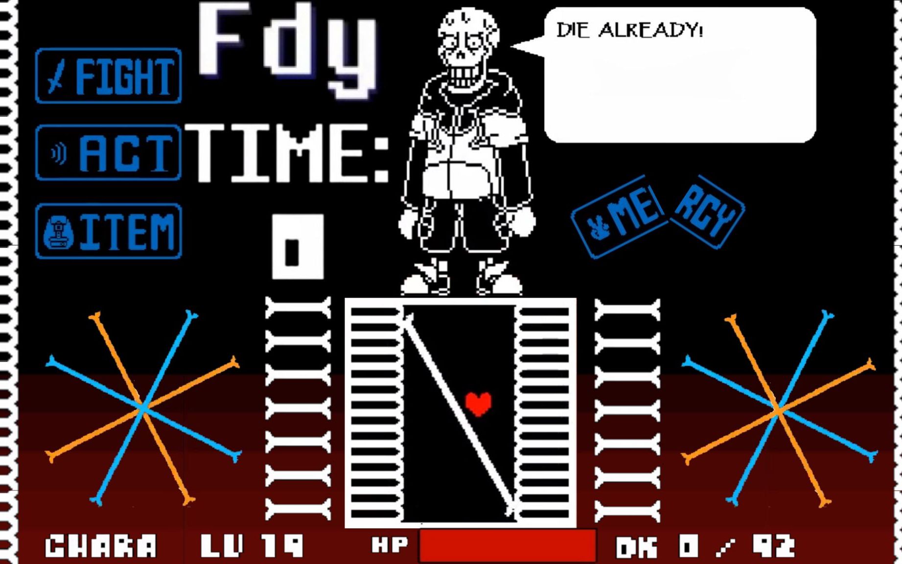 [ts!underswap]fdy白萝卜全阶段一命通关!