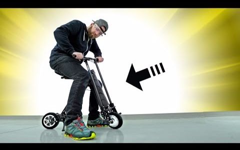 [图]{老外震惊了！}World's Smallest Electric Scooter