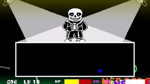 UnderTale Sans Fight Hard Mode_哔哩哔哩_bilibili