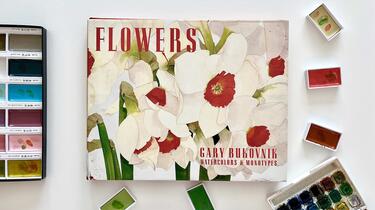 Flowers: Gary Bukovnik Watercolors and Monotypes》宝藏花卉水彩画册