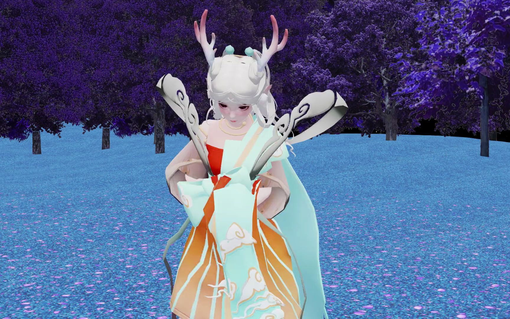 【王者荣耀】【mmd】瑶妹跳可爱摇【山妖】_王者荣耀