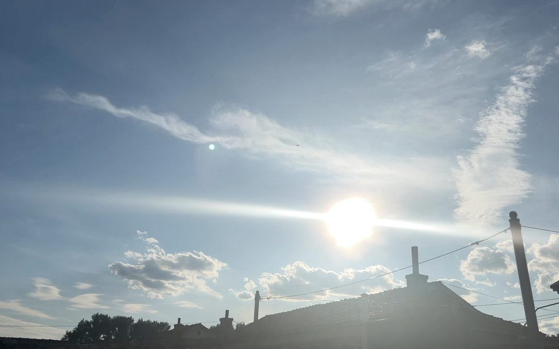 夕阳无限好 只是有点晕