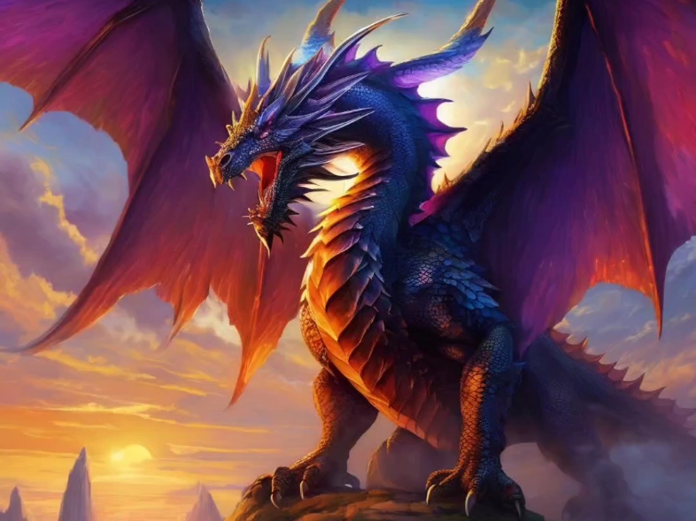 神兽:狱擎翼苍龙