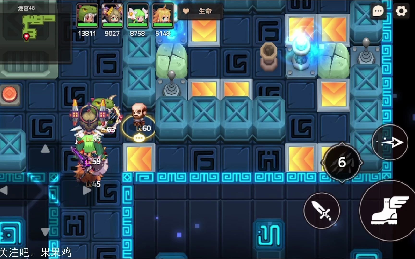 活动作品坎公骑冠剑迷宫48关攻略