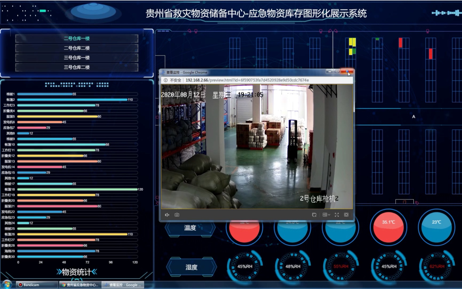大屏显示集成监控摄像头
