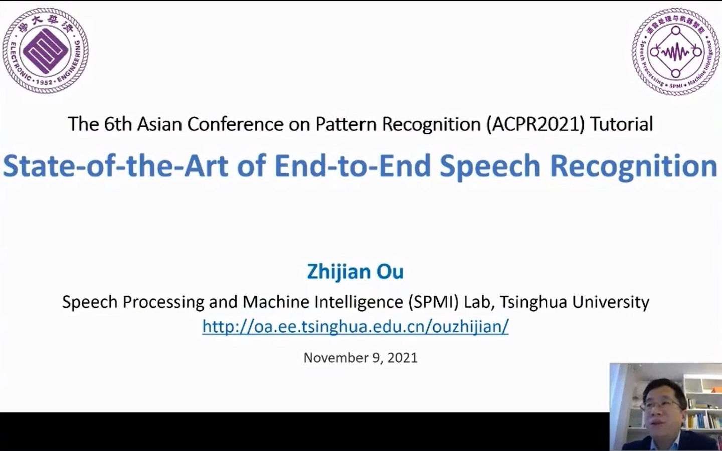 欧智坚|StateoftheArt of EndtoEnd Speech Recognition (part2)|ACPR2021 Tutorial哔哩哔哩bilibili