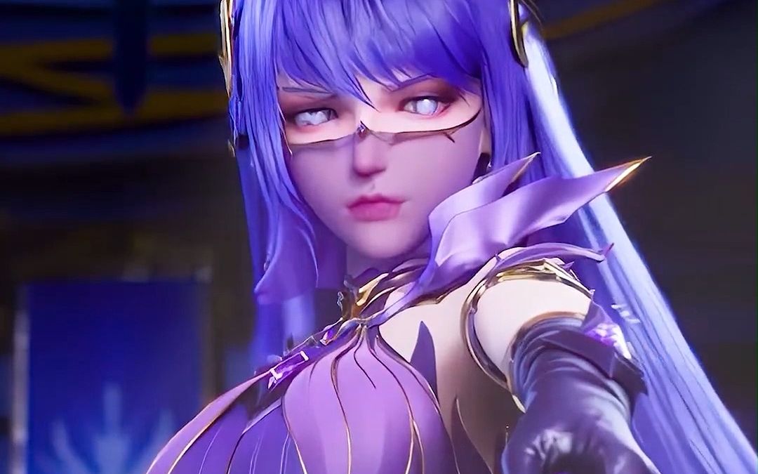 手持绿色拐杖的圣采儿,又美又飒 #神印王座