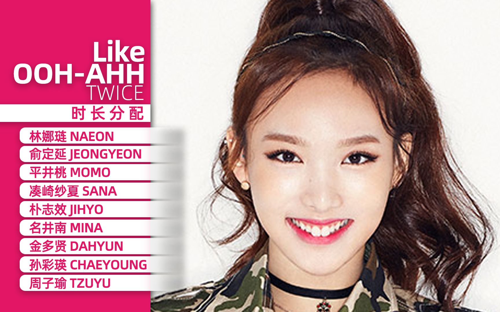 【时长分配】twice - like ooh-ahh_哔哩哔哩_bilibili