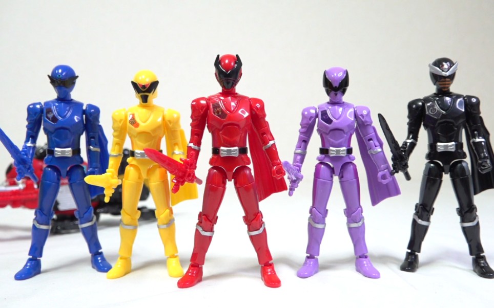 [wotafa的新战队玩具]万代3月 君王战队 5人超可动变身英雄(类似