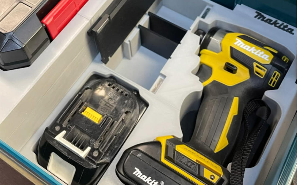 给自己的工具安个家系列 第七十四弹 牧田工具箱&173起子机收纳