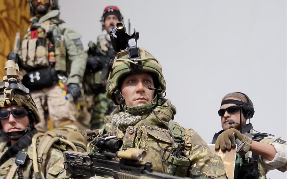 1/6 dam ss 兵人 美军 英军 海豹突击队 马骚客  hottoys