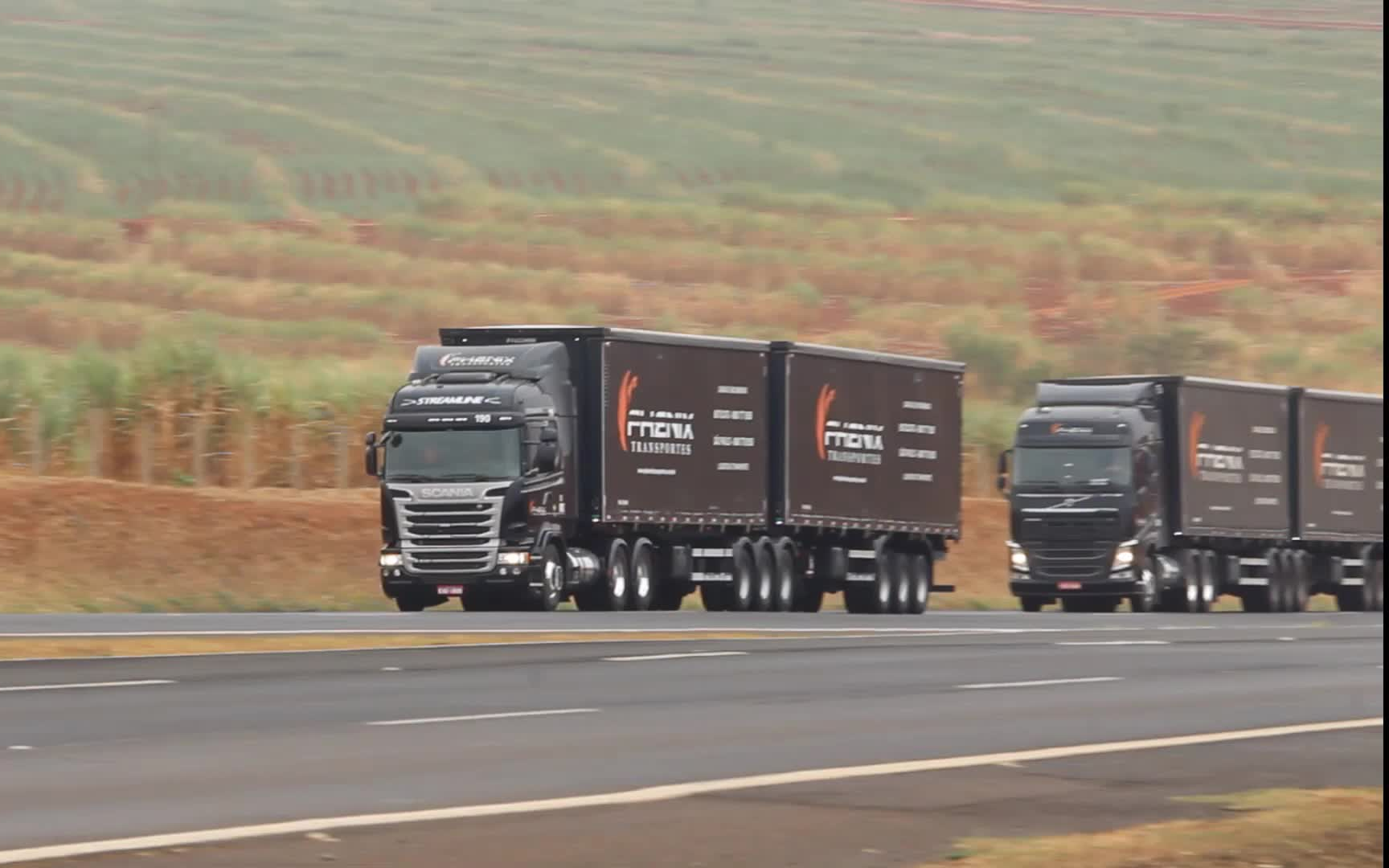 【拉美卡车】【truck spotter brazil】巴西高速公路上的欧洲卡车