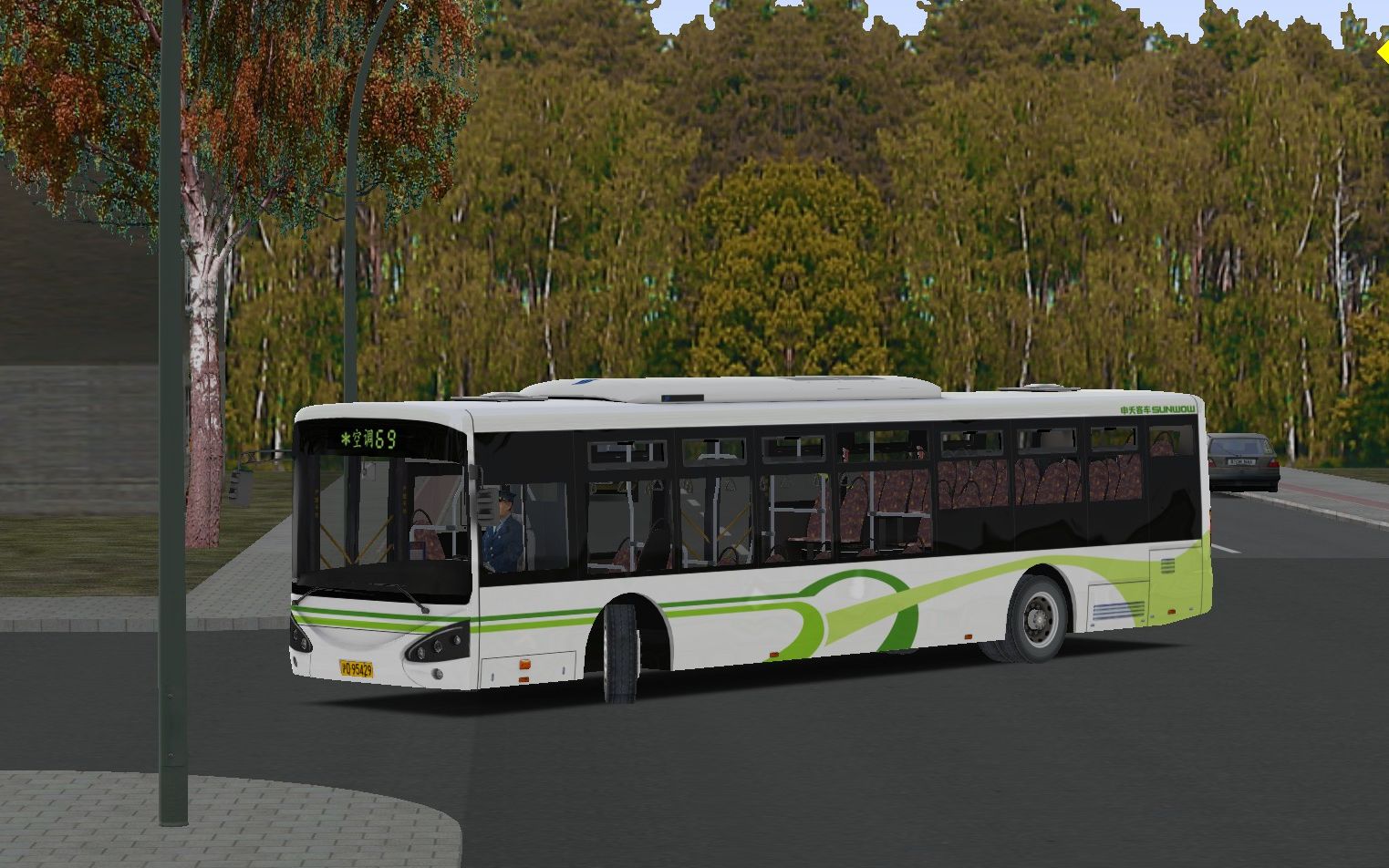 【omsi】驾驶申夭客车行驶在广佛街头 69路双向_哔哩哔哩 (゜-゜)つロ