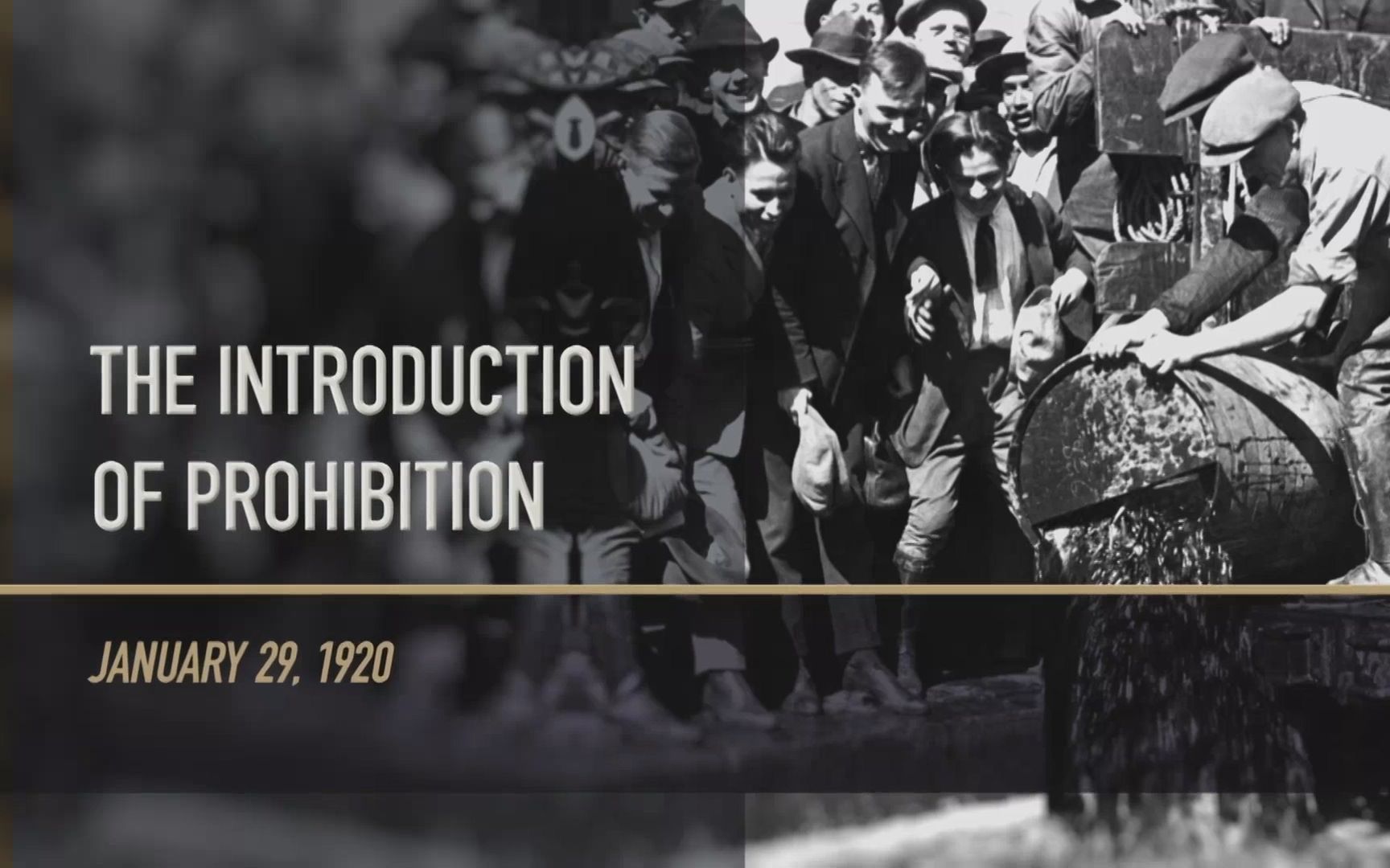 禁酒令:造就20世纪的101个事件[高清][英字]_哔哩哔哩_bilibili