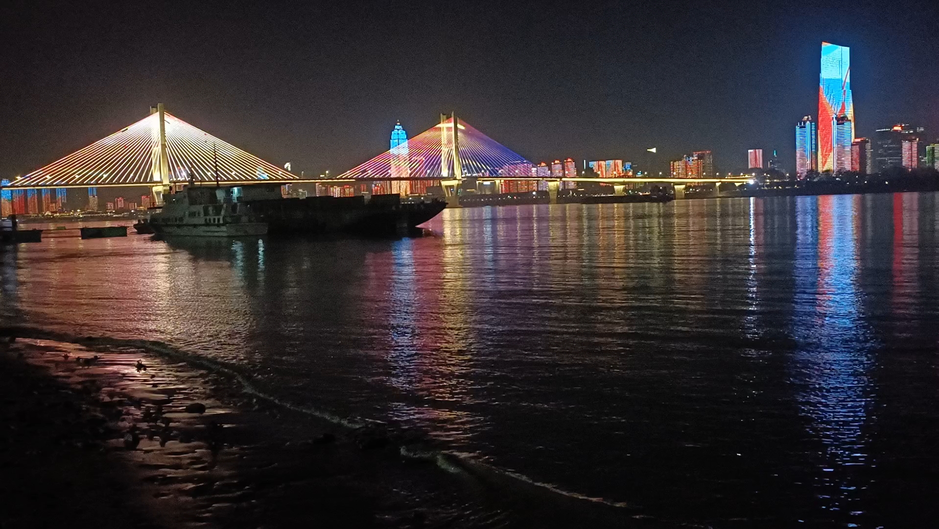 大江大湖大武汉夜景