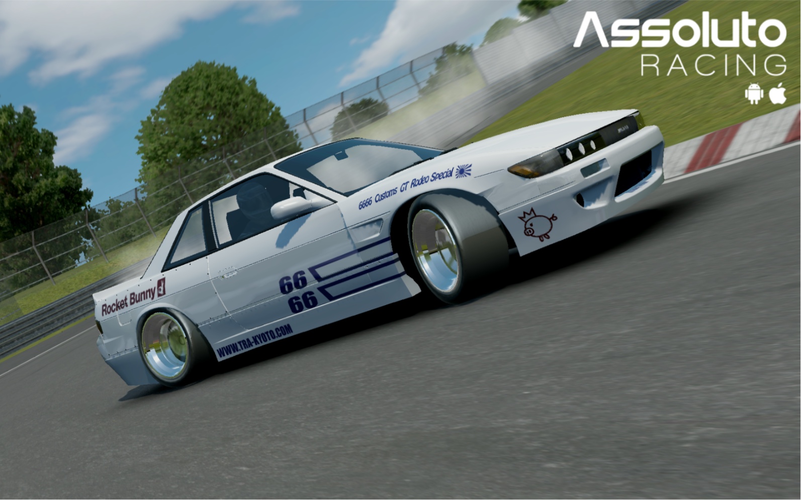 如同火箭加身!rocket bunny s13纽北狂飙-assoluto绝对赛车