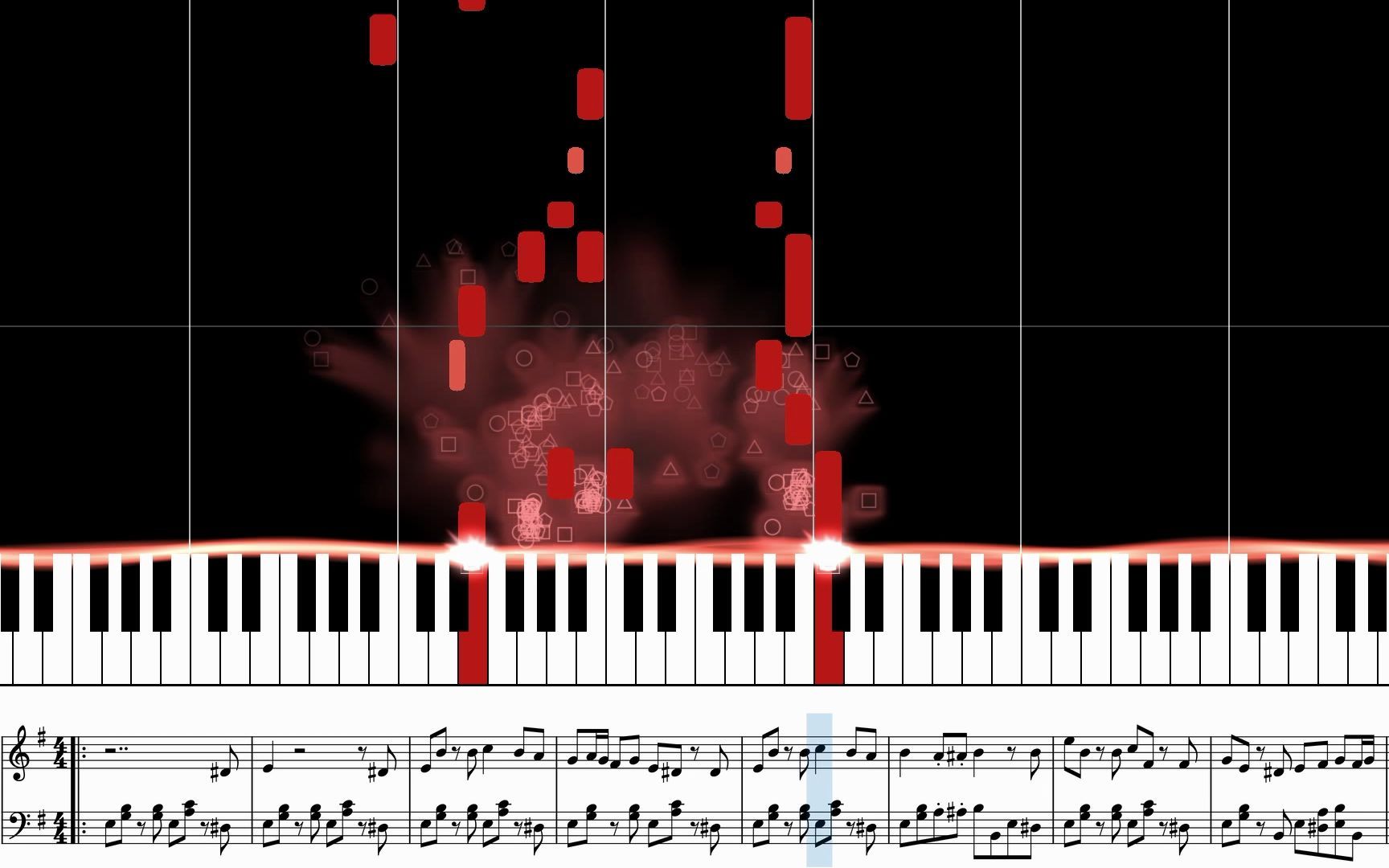 钢琴块陈黑黑舞五线谱还原