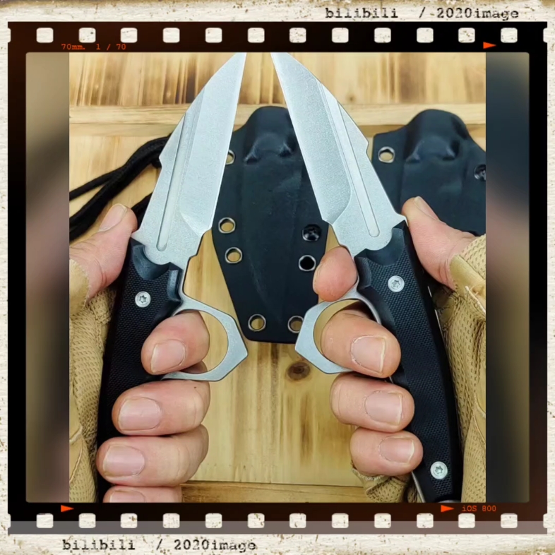 速龙防身战术指环刀