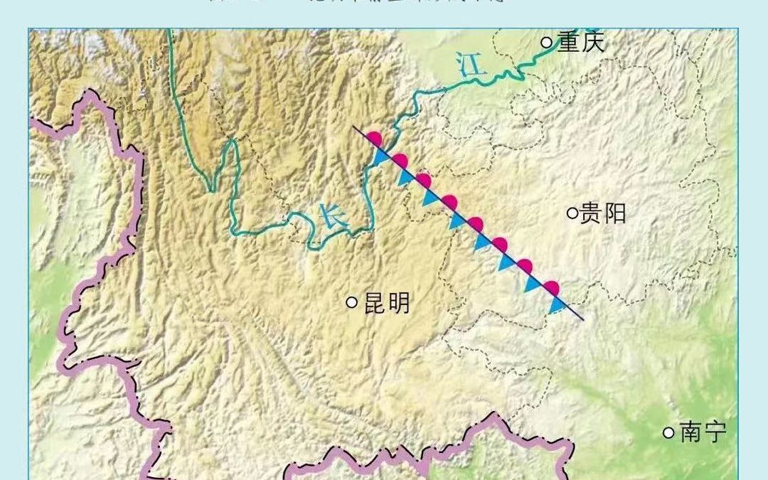 昆明准静止锋(windy动态模拟)