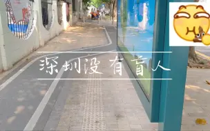 Télécharger la video: 众所周知，深圳没有盲人