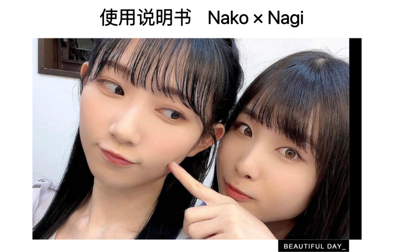 【双N/岬渚/渚奈】NakoNagi的使用说明书 | 因为我的保质期是永远哔哩哔哩bilibili