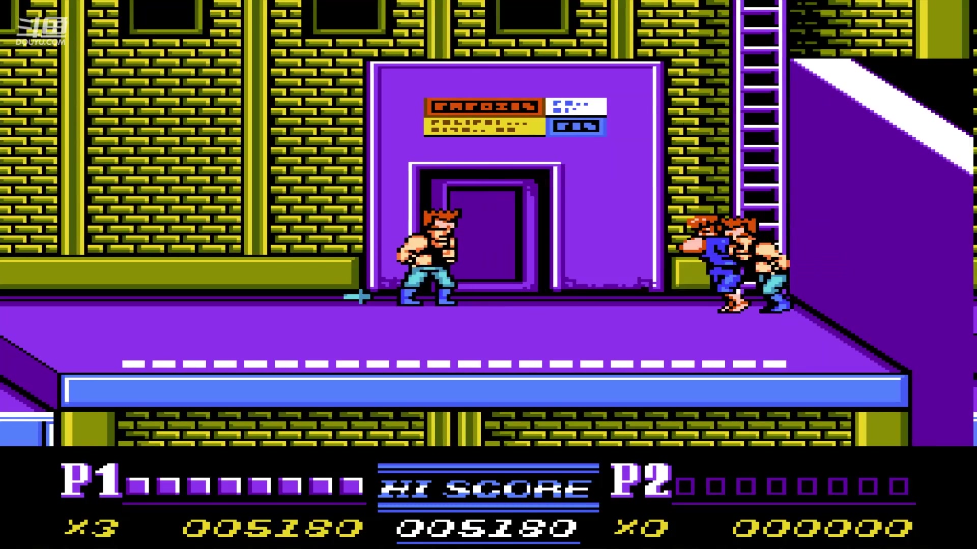 双截龙2:fc游戏,通关视频【小霸王小瑞】