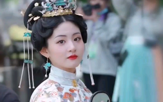 汉服小姐姐全麦小核桃四月晨晨精选第十期