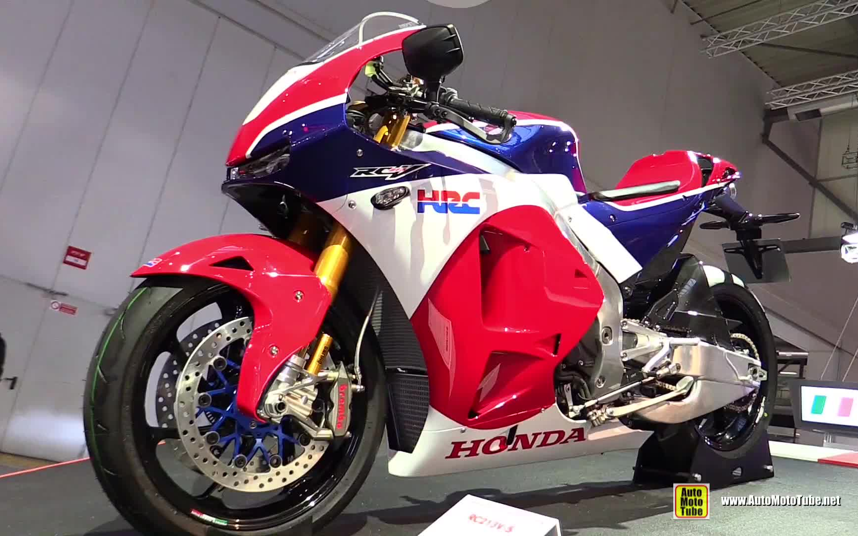 米兰车展 / 本田RC213VS  2017 EICMA 真车实拍哔哩哔哩bilibili