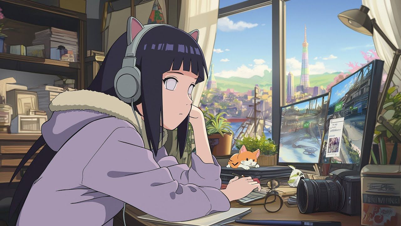 【动漫lofi】《火影忍者》之 日向雏田 - 动漫洛菲嘻哈混音 - 给你