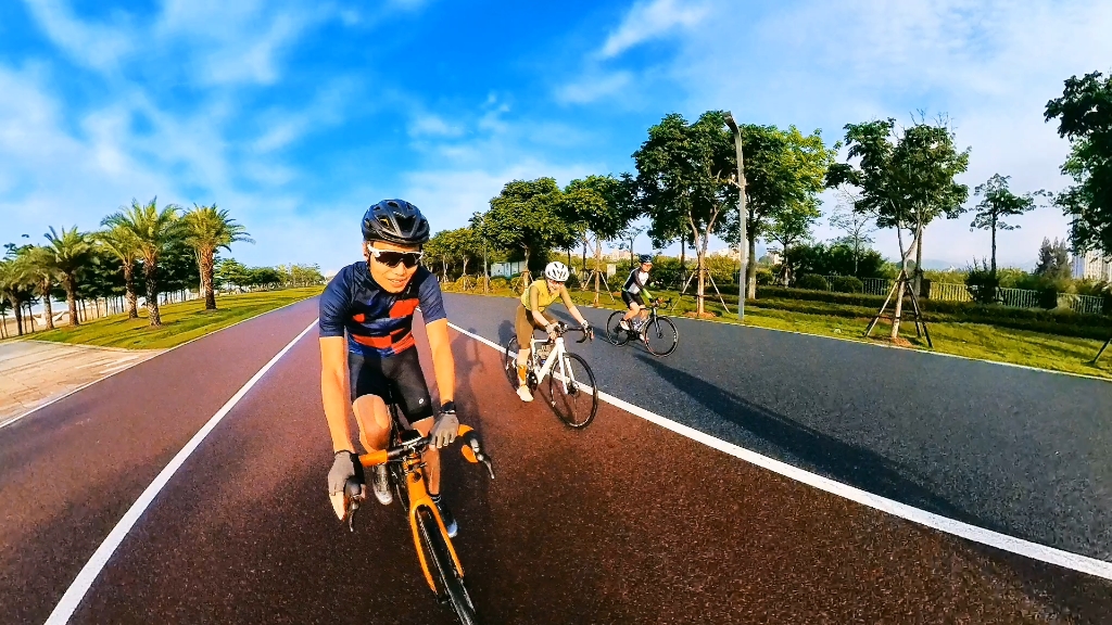 萌萌火车组本周骑行活动,骑进滨海西浪漫线