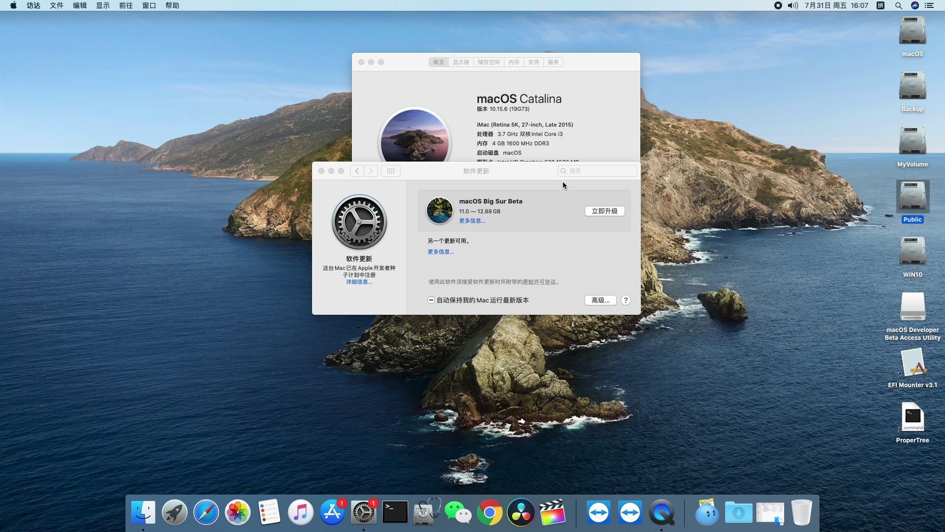 黑苹果Catalina系统中通过macOS Developer Beta Access Utility工具下载原版Big Sur Beta系统安装包哔哩哔哩bilibili