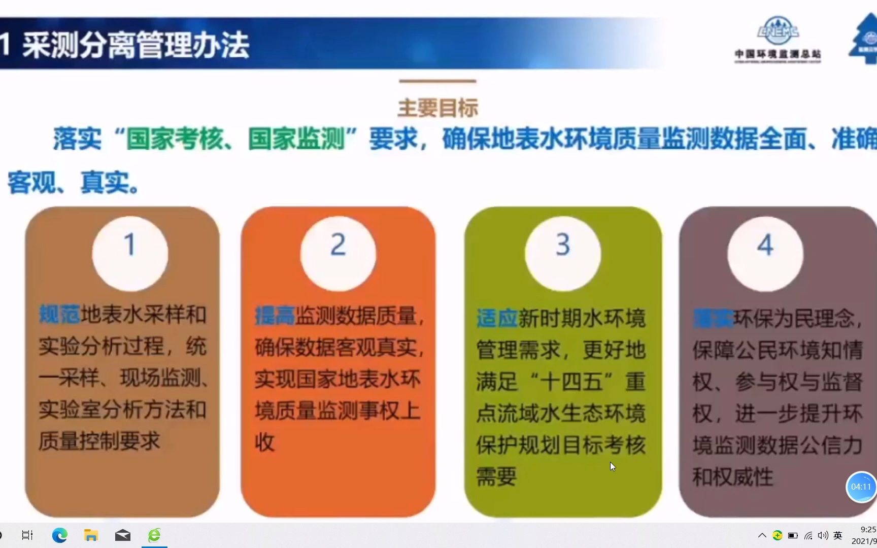 国家地表水环境质量监测网采测分离及9+X监测评价技术要点哔哩哔哩bilibili