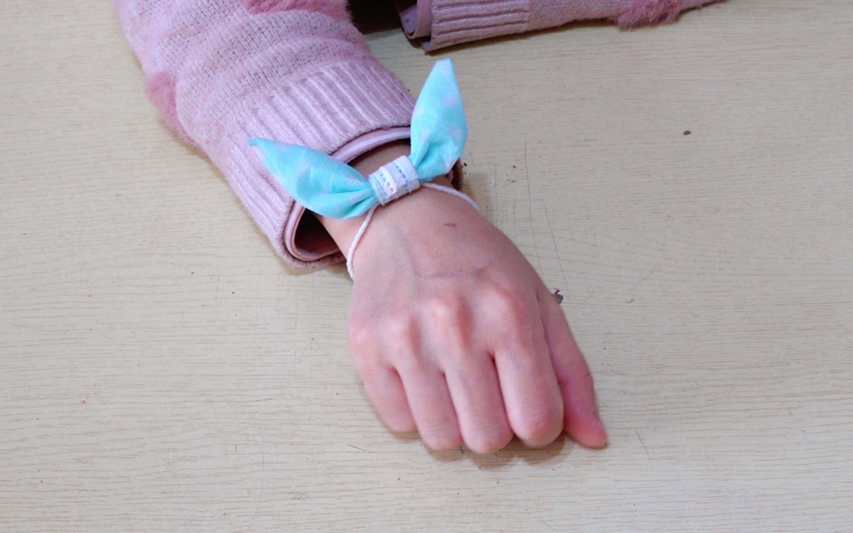 活动作品口罩巧变漂亮的头绳步骤超简单赶快diy一个吧