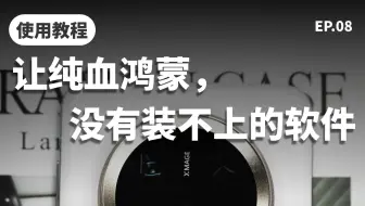 让天下没有装不上的软件，纯血鸿蒙永远的神