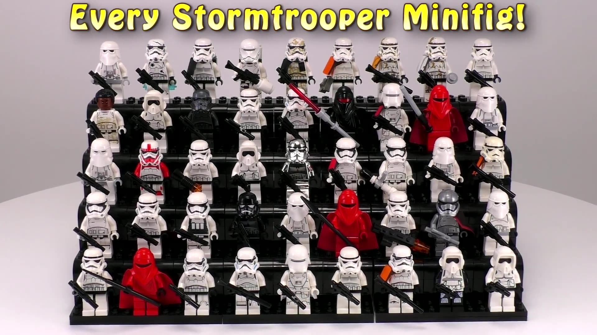 【人仔收集回顾】所有乐高星球大战暴风兵stormtrooper 稀少的合金