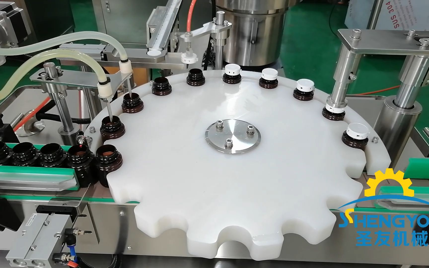 全自动小型液体灌装机 蠕动泵液体定量灌装机