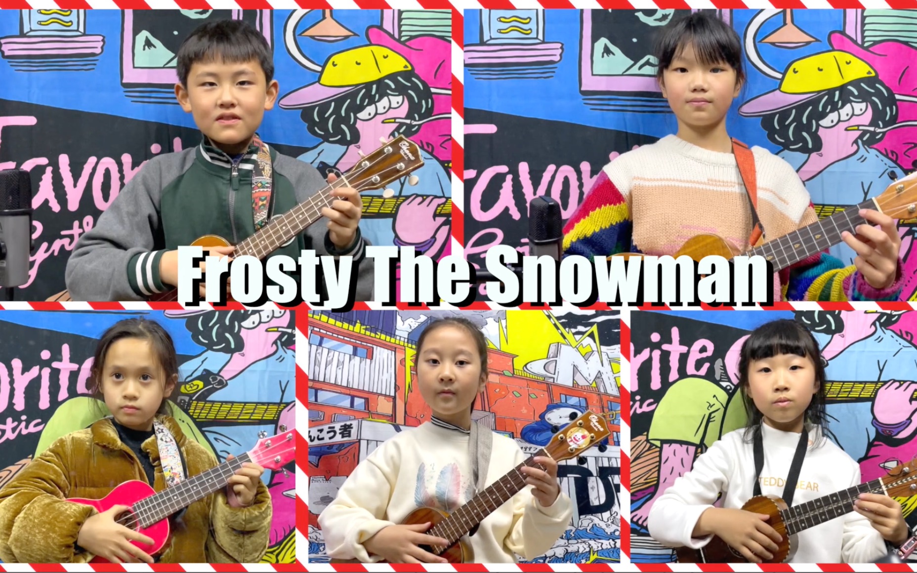 尤克里里弹唱Frosty The Snowman平安夜一起弹首冬天的歌～
