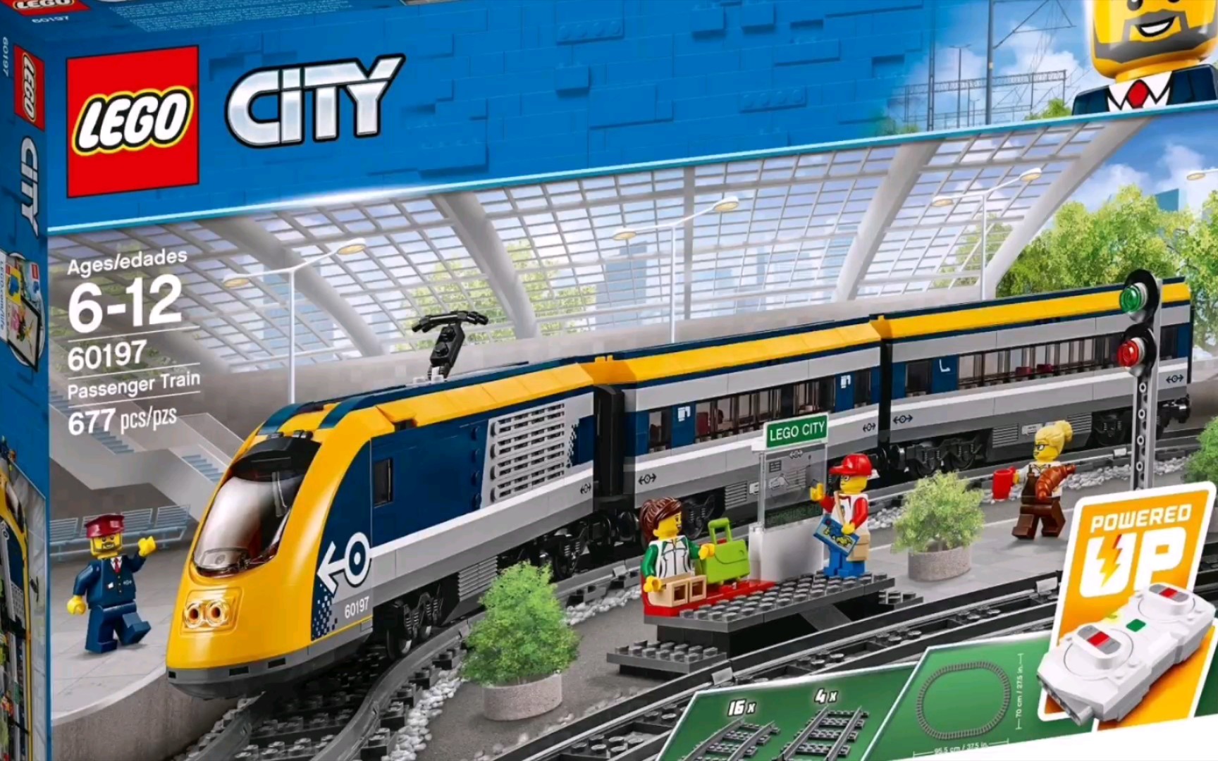lego60197passengertrain乐高城市2020客运火车广告