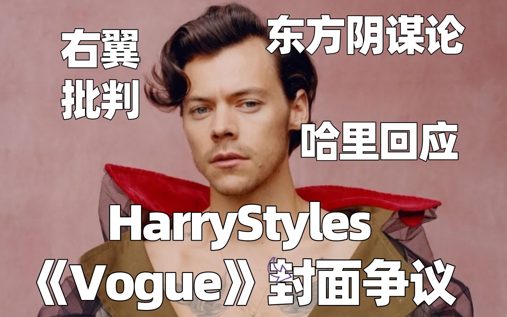 [图]【撕逼】Harry Styles《Vogue》封面被批，咱们中枪，Harry回撕