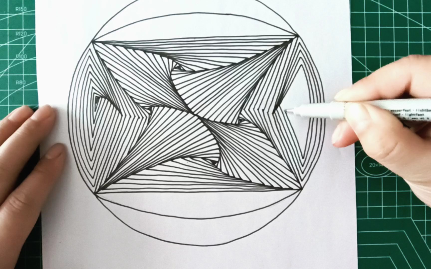 控线练习‖没想到好的图案随手画吧