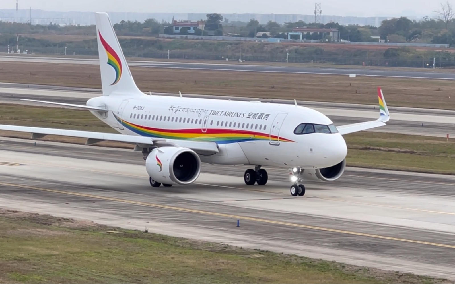 藏航a319neo 可爱的小墨镜侠