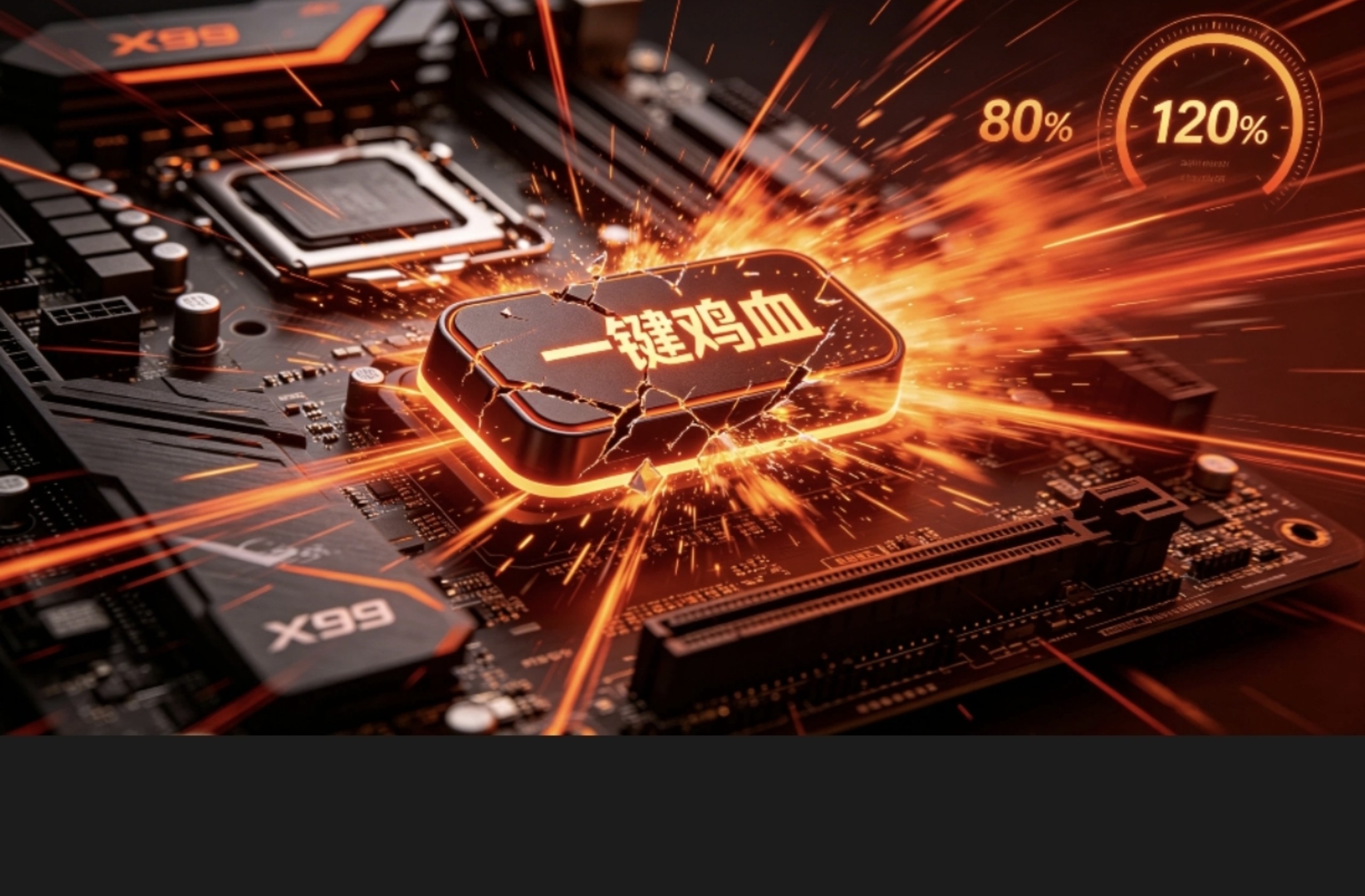 更新了!X99鸡血工具V4版发布教程视频 E5一键鸡血 打鸡血 #X99主板 #E5邪教 #图拉丁