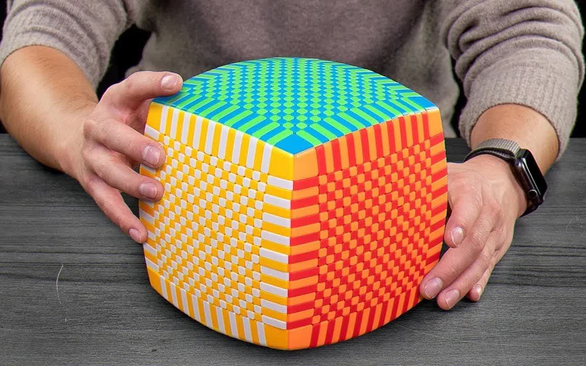 世界上最大的19x19魔方