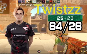 Download Video: 【Twistzz】鏖战48回合怒砍64杀！ (64-26）FACEIT第一视角 (阿努比斯Anubis)  2023.11.20