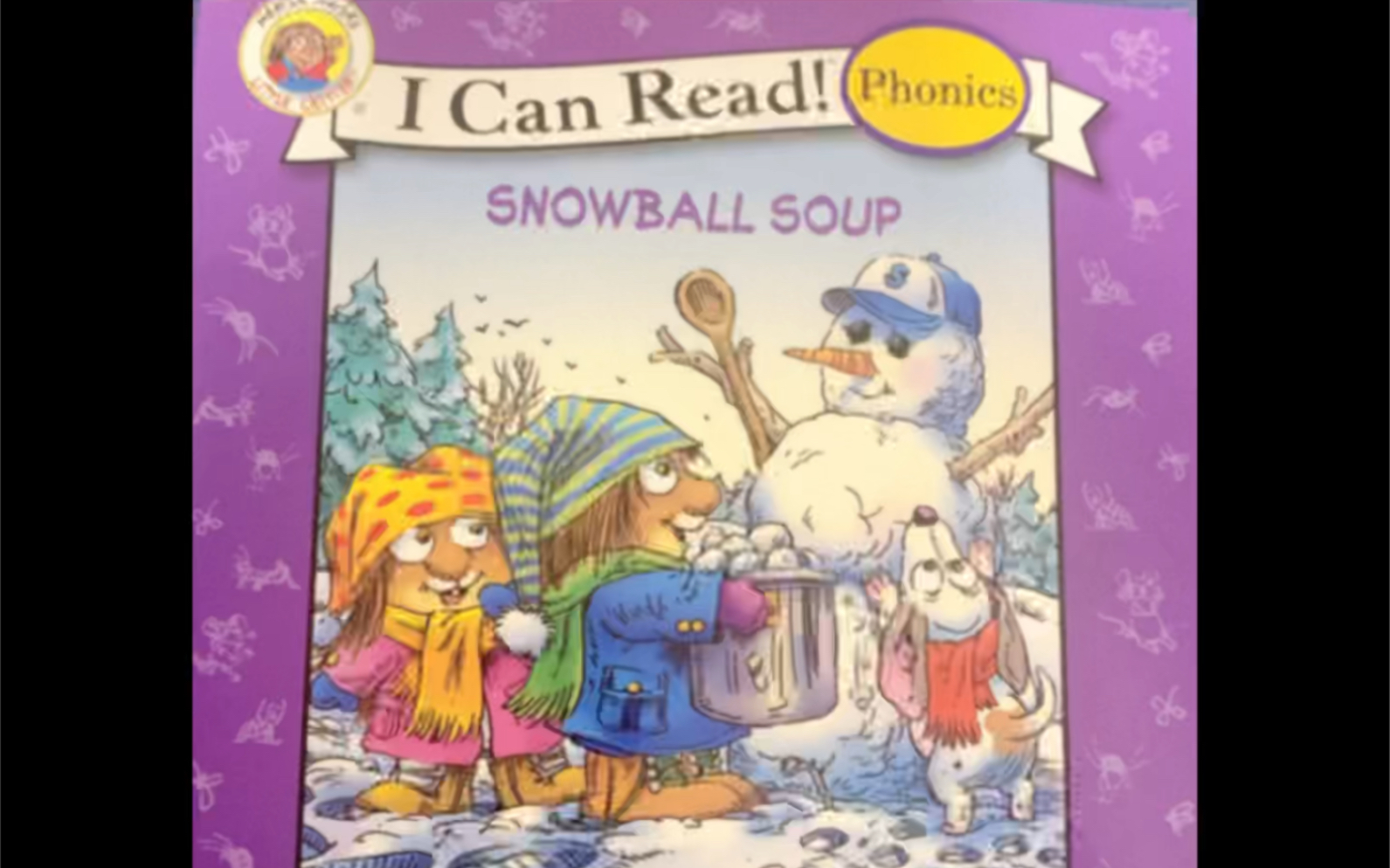 活动作品幼儿英语启蒙icanreadsnowballsoup