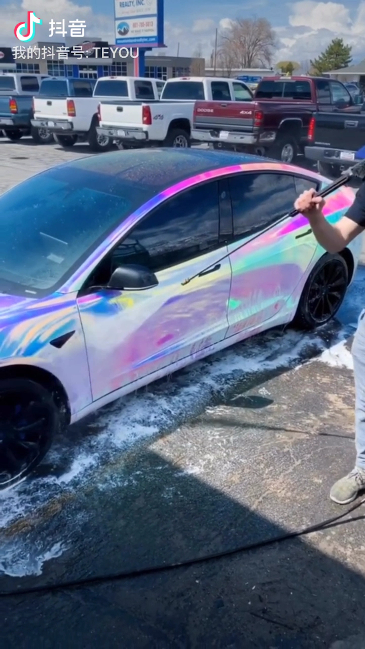 镭射model3特斯拉tesla